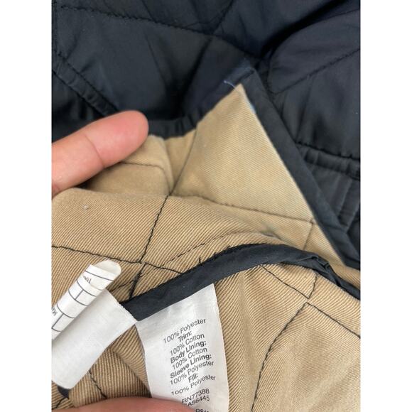 J.Crew Greyson Quilted Jacket Men’s Black Lightweight Casual Outerwear Size M - Picture 6 of 10